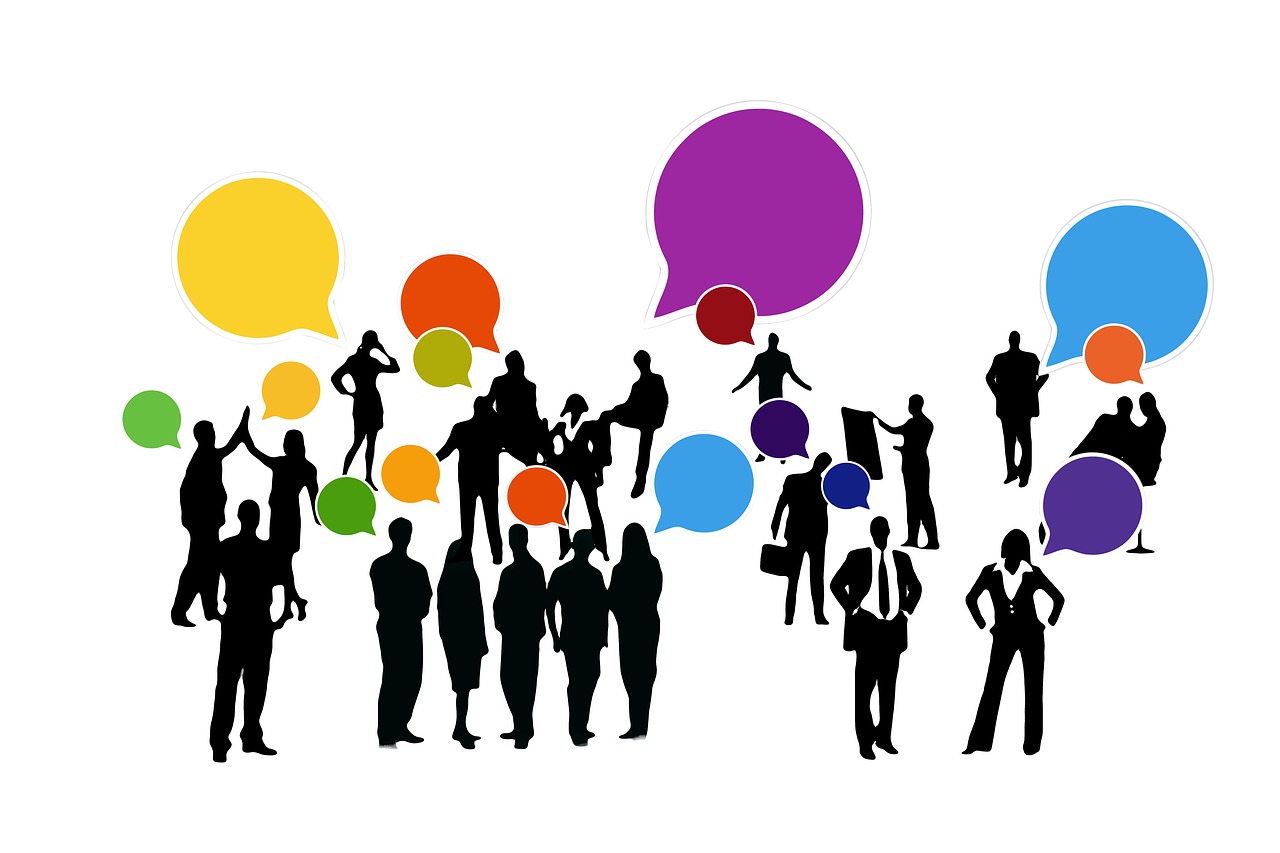 people networking graphic
